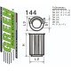 FILTRE À AIR POUR VOLKSWAGEN CADDY III (2KA/2KB/2KH/2KJ/2CA/2CB/2CH/2CJ) 2,0L ECOFUEL (109 cv) de avril 2006 à décembre 2010