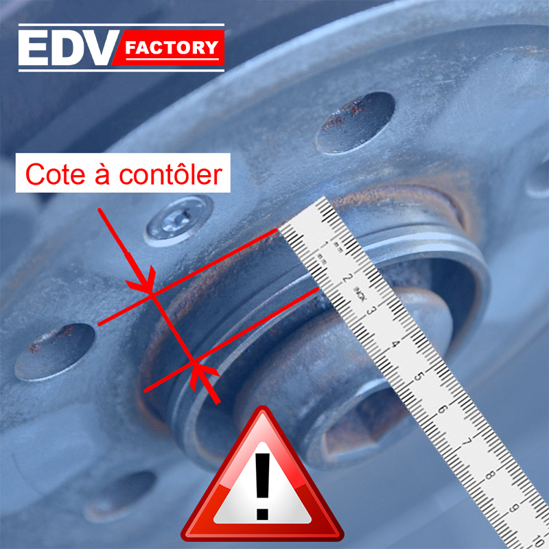 Boulon Antivol de roue EDV Factory ASSISE CONIQUE ou PLATE